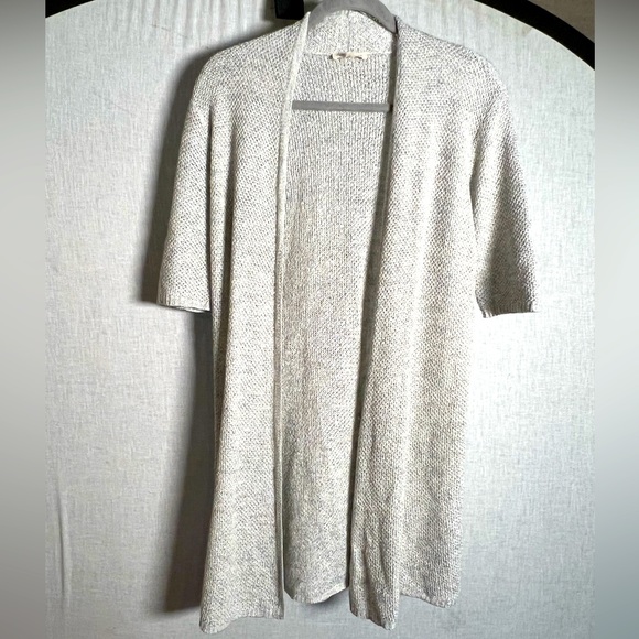 Eileen Fisher‎ linen blend gray cardigan- XS - Picture 1 of 7